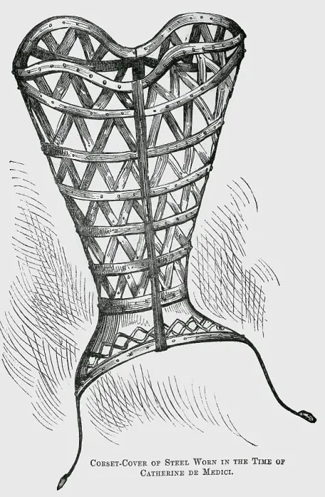 Framed Print : Illustration of a 16th-Century Steel Corset Framed Print : Illustration of a 16th-Century Steel Corset