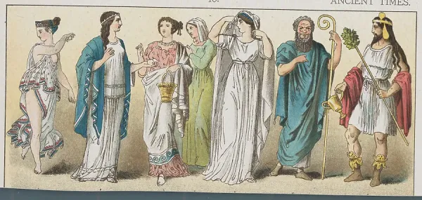 Greek Dress Art ?Ancient Greek Fashion Through The Ages ? The Chiton, A  Dress