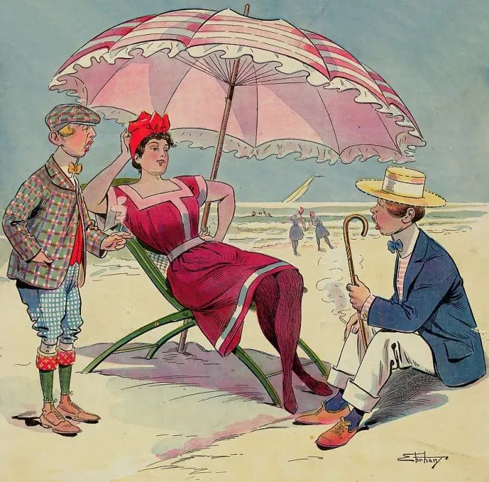 Framed Print : Illustration of a Bathing Beauty by Samuel D. Ehrhart Framed Print : Illustration of a Bathing Beauty by Samuel D. Ehrhart