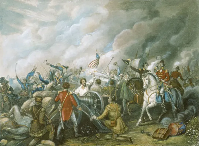 Framed Print : Illustration of the Battle of New Orleans Framed Print : Illustration of the Battle of New Orleans