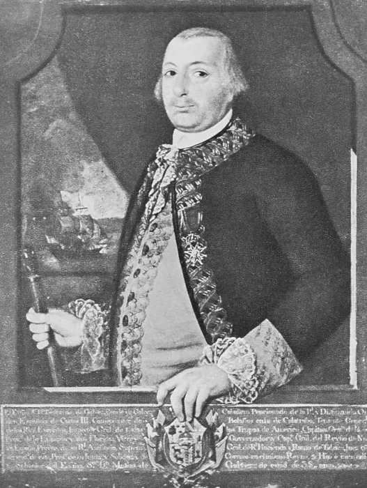 Framed Print : Illustration of Bernardo de Galvez Framed Print : Illustration of Bernardo de Galvez