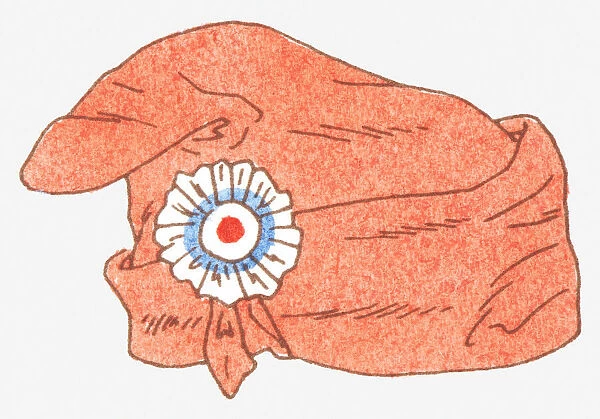 Illustration of Bonnet rouge (Phrygian cap)