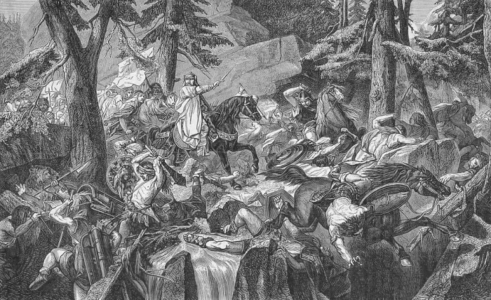 Framed Print : Illustration of Charlemagne Leading His Army Framed Print : Illustration of Charlemagne Leading His Army