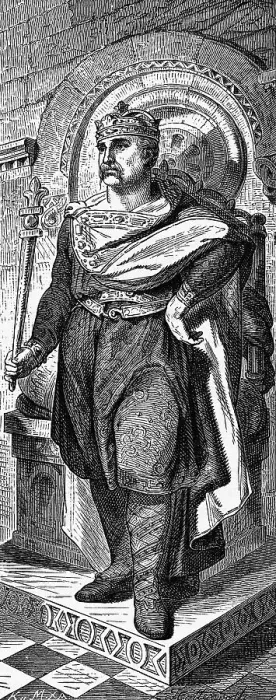 Framed Print : Illustration of Charles III Framed Print : Illustration of Charles III