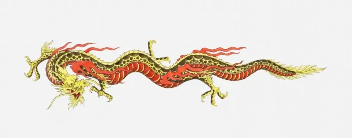 Framed Print : Illustration of Chinese dragon Framed Print : Illustration of Chinese dragon