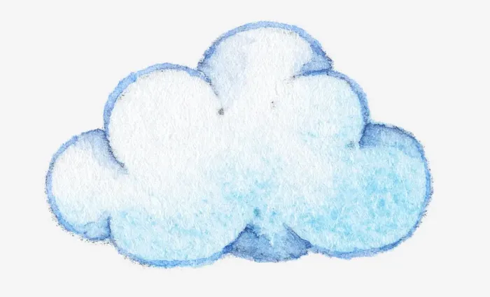 Framed Print : Illustration of a cloud Framed Print : Illustration of a cloud
