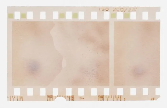Framed Print : Illustration of a colour negative Framed Print : Illustration of a colour negative