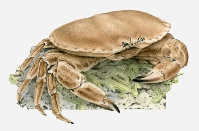 Framed Print : Illustration of a crab Framed Print : Illustration of a crab