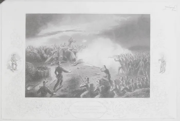Framed Print : Illustration of the Crimean War Framed Print : Illustration of the Crimean War