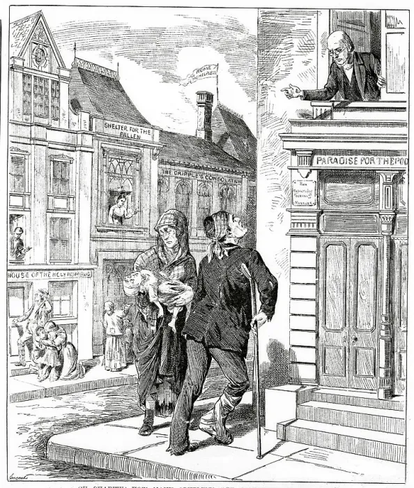 Framed Print : Illustration of Cruelty to Homeless and Families Framed Print : Illustration of Cruelty to Homeless and Families
