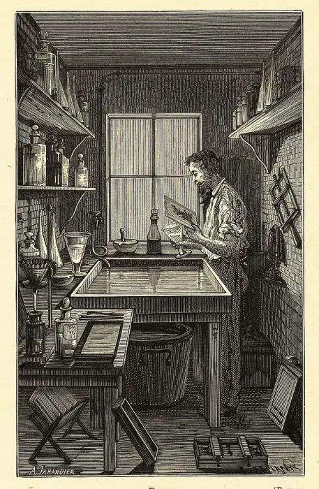 Framed Print : Illustration of a Dark Room Framed Print : Illustration of a Dark Room
