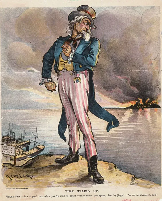 Framed Print : Illustration Depiciting Uncle Sam Framed Print : Illustration Depiciting Uncle Sam