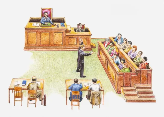 Framed Print : Illustration depicting court of law Framed Print : Illustration depicting court of law
