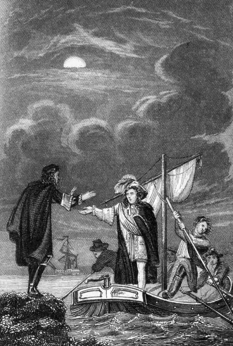 Framed Print : Illustration Depicting King James II Arriving In France Framed Print : Illustration Depicting King James II Arriving In France