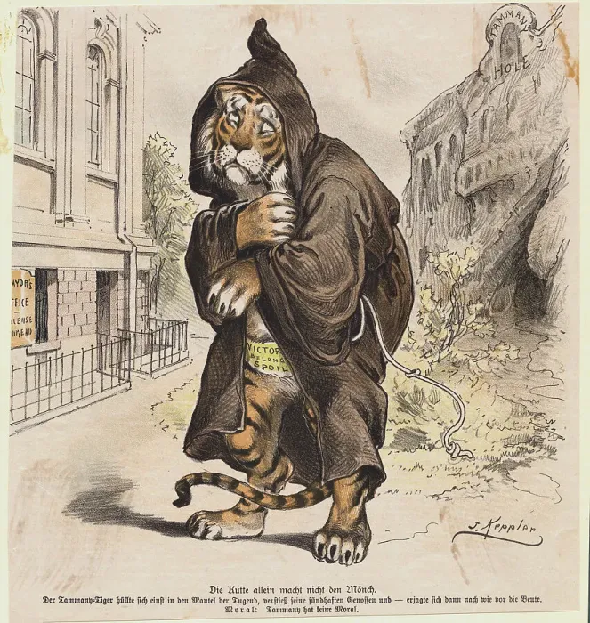 Framed Print : Illustration Depicting Tiger Wearing Monks Robes Framed Print : Illustration Depicting Tiger Wearing Monks Robes