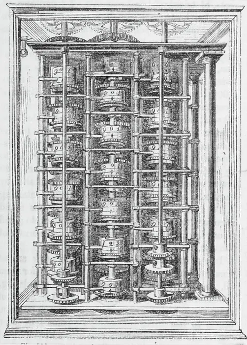 Framed Print : Illustration of the Difference Engine Framed Print : Illustration of the Difference Engine
