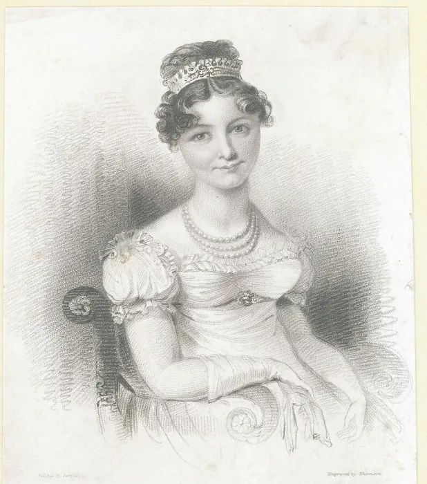 Framed Print : Illustration of Duchess of Kent Framed Print : Illustration of Duchess of Kent