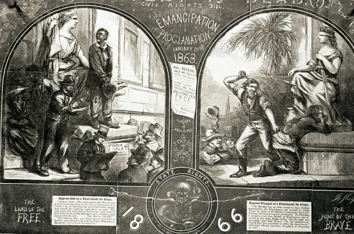 Framed Print : Illustration About The Emancipation Proclamation Framed Print : Illustration About The Emancipation Proclamation