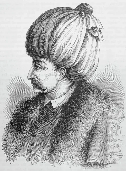 Framed Print : Illustration of Emperor Suleiman the Magnificent Framed Print : Illustration of Emperor Suleiman the Magnificent