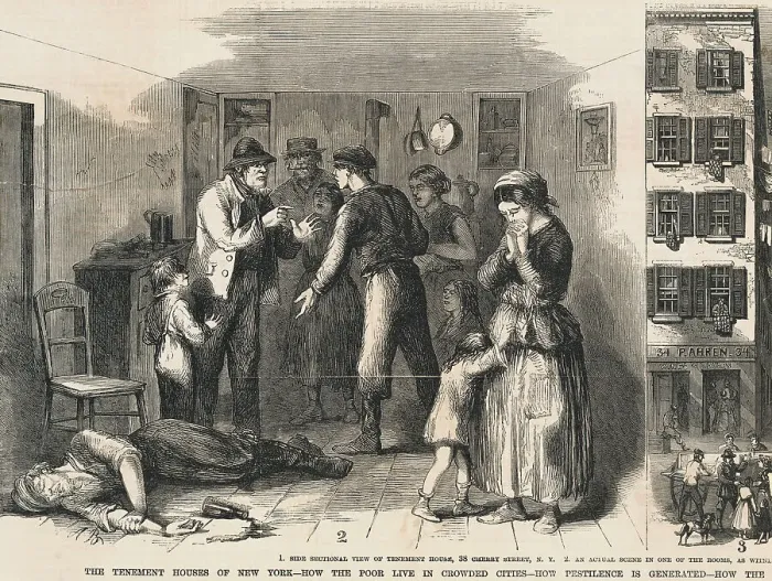 Framed Print : Illustration of Family Distraught over Drunk Father on Floor Framed Print : Illustration of Family Distraught over Drunk Father on Floor