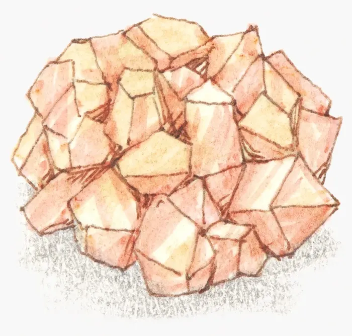Framed Print : Illustration of feldspar Framed Print : Illustration of feldspar