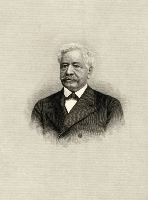 Framed Print : Illustration Of Ferrdinand De Lesseps