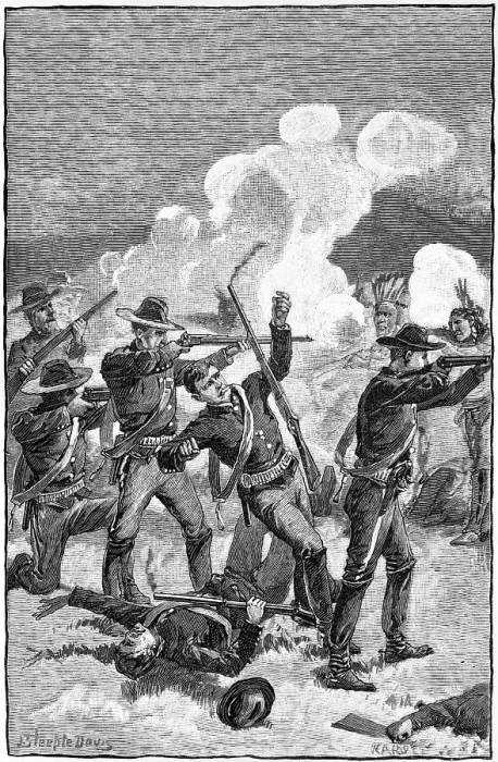 Framed Print : Illustration of Fighting at Wounded Knee by John Steeple Davis Framed Print : Illustration of Fighting at Wounded Knee by John Steeple Davis