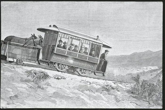 Framed Print : Illustration of First Developed Tramway Framed Print : Illustration of First Developed Tramway