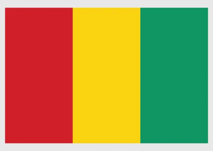 Framed Print : Illustration of flag of Guinea, a tricolor of three vertical bands of red, yellow and green Framed Print : Illustration of flag of Guinea, a tricolor of three vertical bands of red, yellow and green