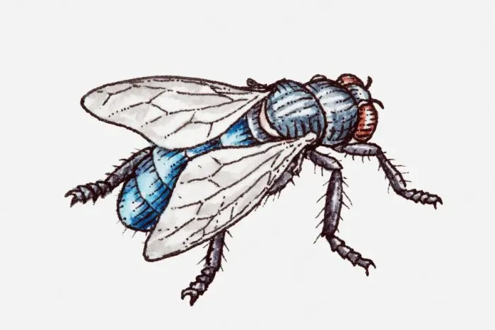 Framed Print : Illustration of a fly Framed Print : Illustration of a fly