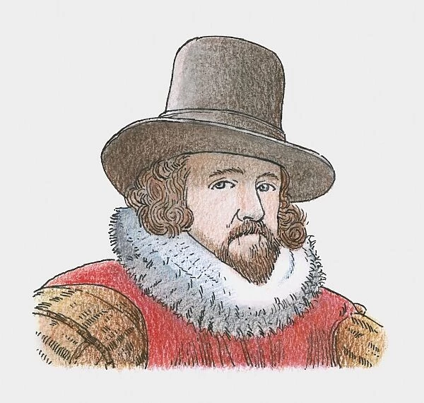 Illustration of Francis Bacon