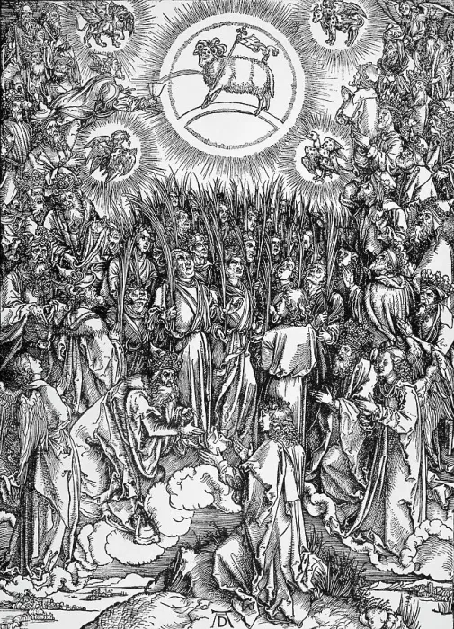 Framed Print : Illustration of God Taking Form of Lamb