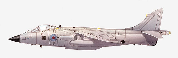 Illustration of Harrier Jump Jet