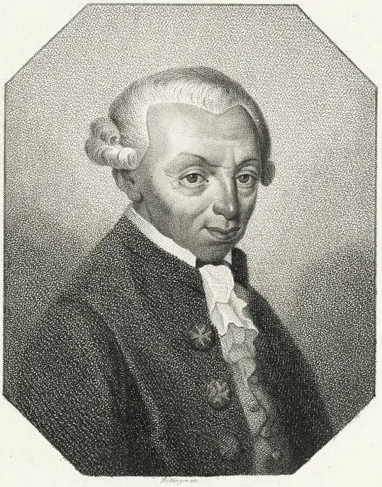 Framed Print : Illustration of Immanuel Kant Framed Print : Illustration of Immanuel Kant