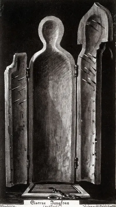 Framed Print : Illustration Of Iron Maiden