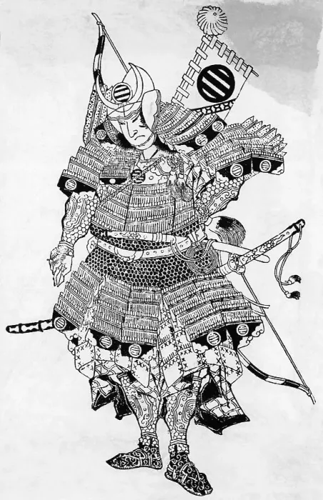 Framed Print : Illustration of a Japanese Samurai in 19th Century Framed Print : Illustration of a Japanese Samurai in 19th Century