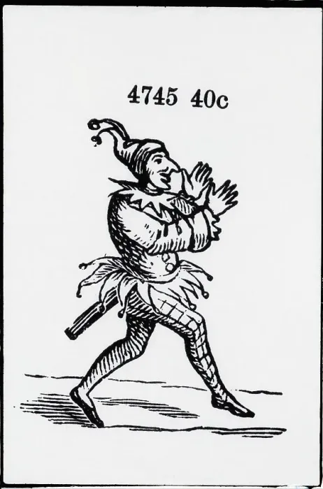 Framed Print : Illustration Of A Jester Framed Print : Illustration Of A Jester