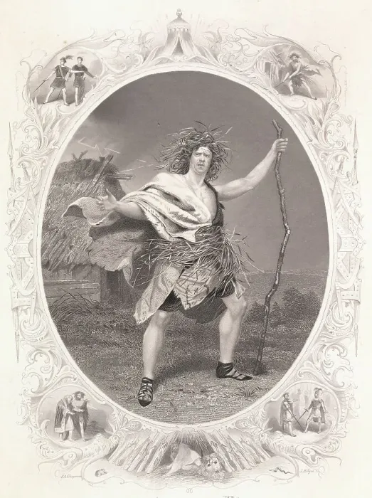 Framed Print : Illustration from King Lear