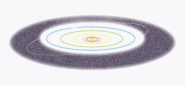 Illustration of Kuiper belt