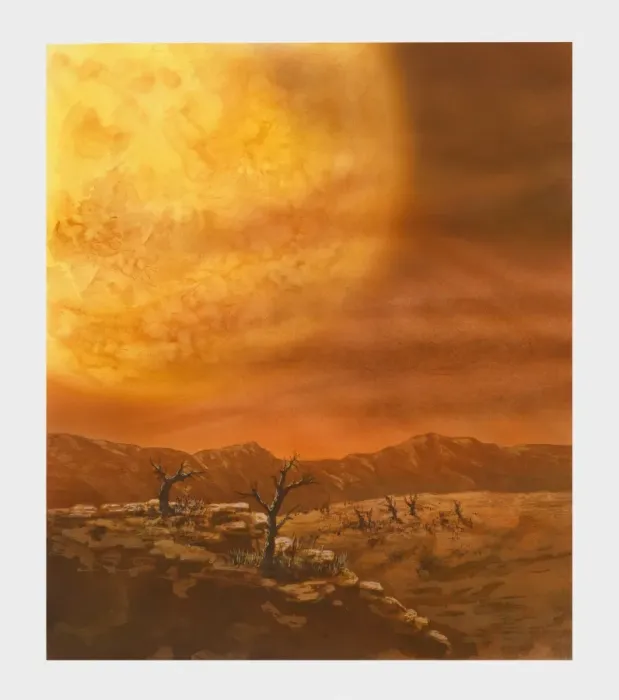 Framed Print : Illustration of life of the Sun gradually turning into a giant star Framed Print : Illustration of life of the Sun gradually turning into a giant star