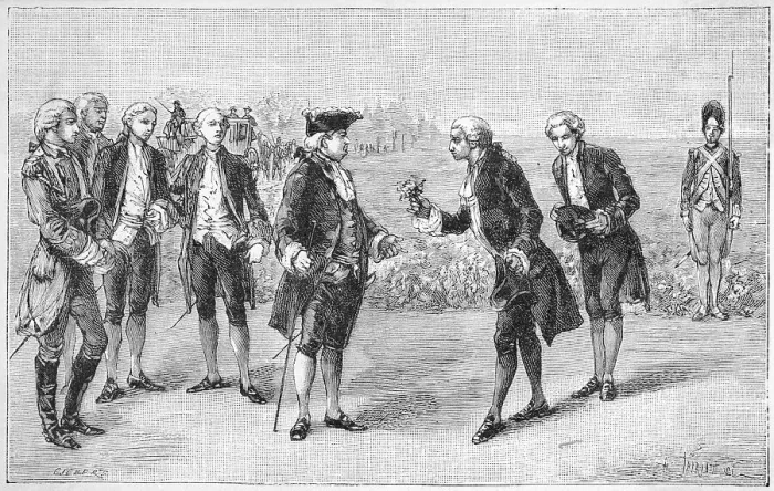 Framed Print : Illustration of Louis XVI Visiting the First Potato Field Framed Print : Illustration of Louis XVI Visiting the First Potato Field