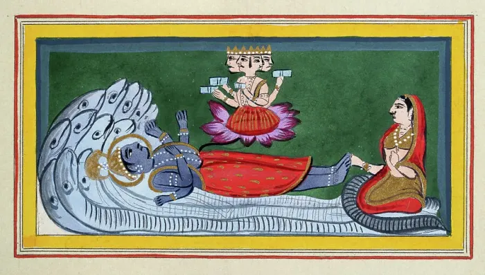 Framed Print : Illustration from the Mahabharata one of the two major Sanskrit epics of ancient India