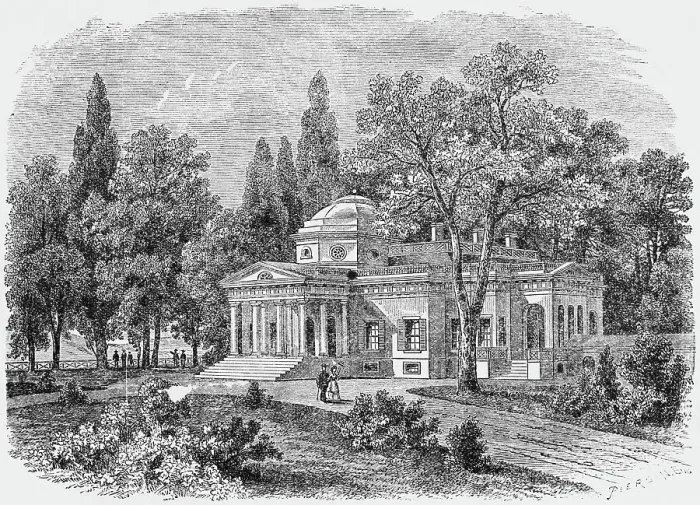 Framed Print : Illustration of Monticello Framed Print : Illustration of Monticello