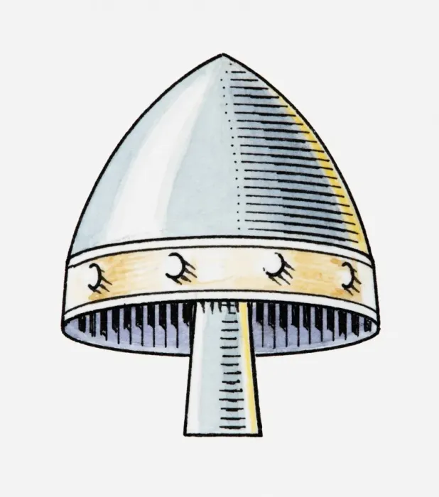 Framed Print : Illustration of Norman helmet Framed Print : Illustration of Norman helmet