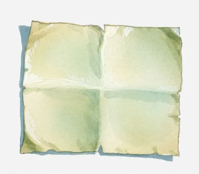 Framed Print : Illustration of old folded piece of paper Framed Print : Illustration of old folded piece of paper