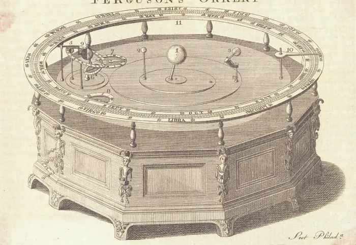 Framed Print : Illustration of Orrery Framed Print : Illustration of Orrery