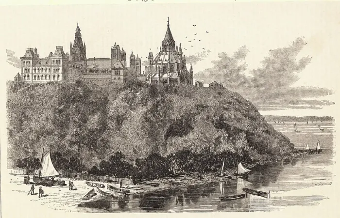 Framed Print : Illustration of Ottawa's Early Coastline Framed Print : Illustration of Ottawa's Early Coastline