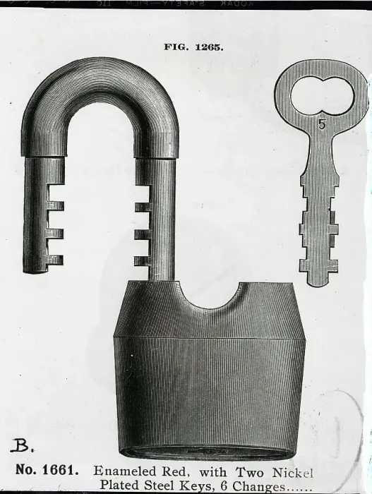 Framed Print : Illustration Of Padlock & Key Framed Print : Illustration Of Padlock & Key
