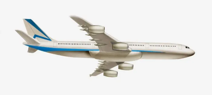 Framed Print : Illustration of passenger jet Framed Print : Illustration of passenger jet