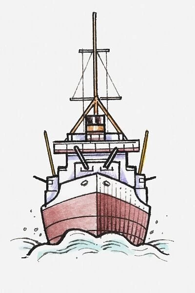 Illustration of patrol boat